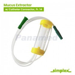 Simplex Mucus Extractor, with Catheter Connector